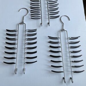 3 Nice solid neck ties hangers